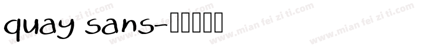 quay sans字体转换